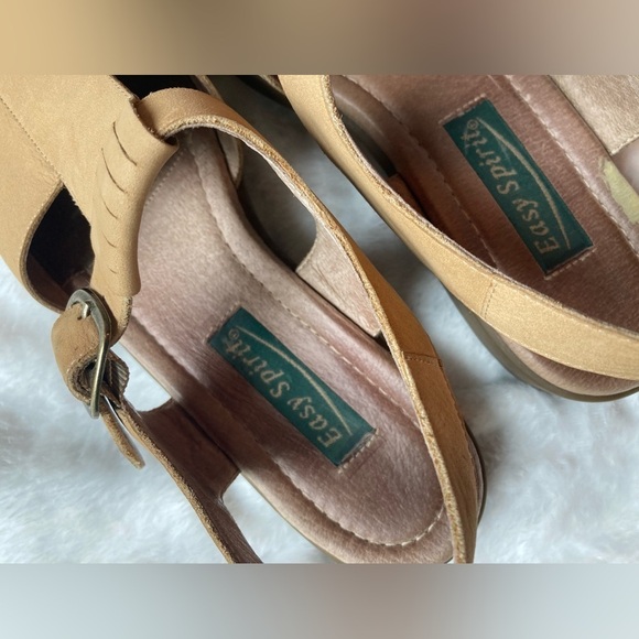 Easy Spirit Tan Leather Sandals - Picture 11 of 11
